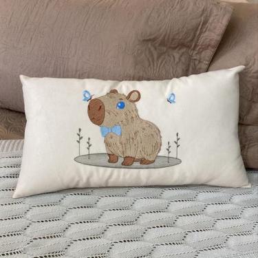 Imagem de Almofada Baguete (01 UNIDADE) Rineira Com Enchimento Para Cama Posta 5