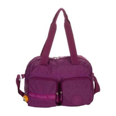 Imagem de Bolsa Transversal Sestini Média Paul Frank T03 Ameixa-Unissex