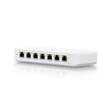 Imagem de Switch 7 Portas Ubiquiti UniFi - 7 Portas Gigabit - Porta RJ45 PoE+ 42W - Gerenciável - USW-ULTRA