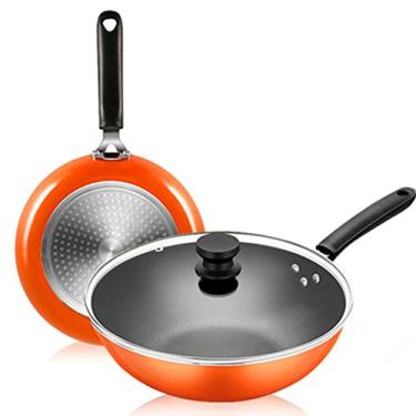 Imagem de Conjunto de panelas de 3 peças, conjunto de panelas de aço inoxidável, com tampas de vidro, todos os tipos de fogões, indução, gás, cerâmica, elétrico (1 panela de sopa, 1 panela de leite, 1