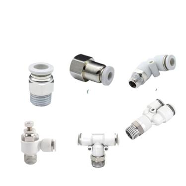 Imagem de 10 peças PC/PCF/PL/SL/PB/PX Mangueira de ar tipo branco alto Rapidties Pipe Quick Release Encaixe pneumático 1/4 1/8 3/8 1/2 (12-04, SL)