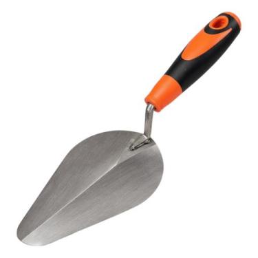 Imagem de Colher De Pedreiro N7 Canto Redondo Curvo Cabo Emborrachado - Z4JR