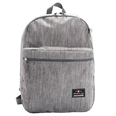 Imagem de Mochila Republic Vix By Chenson Casual Passeio 8331549, Cinza