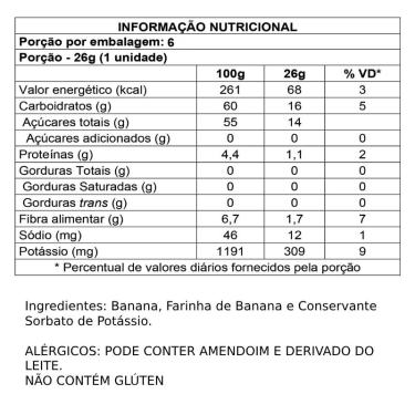 Imagem de Bananada Cremosa Zero Açúcar Bananinha Palmital 156G