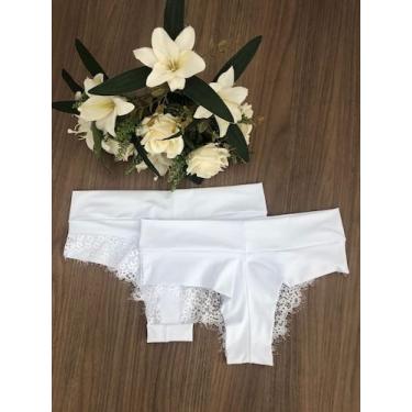 Imagem de Calcinha super confortável. - Nobreza Real Lingerie, Branco, 42