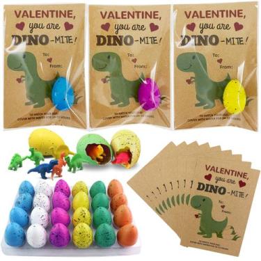 Imagem de Presentes de Dia dos Namorados, cartão para incubação de ovos de dinos