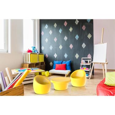 Imagem de Poltrona Oca Infantil Tramontina em Polietileno Amarelo