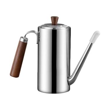 Imagem de SiaBiced Dispensador de azeite de oliva, garrafa à prova de vazamento, utensílios de cozinha, galheteiro de cozinha eficiente em aço inoxidável, Cabo de Nogueira, 500ml