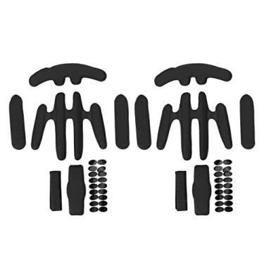 Imagem de Tnfeeon 2 Conjuntos de Capacetes Kit de Preenchimento de Esponja Universal Substituto Com, Forro de Capacete Ideal para o Máximo Conforto, 36 Incluído (Um tamanho)