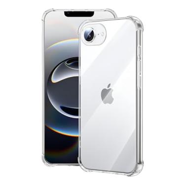 Imagem de Capa para [iPhone 16e], Capinha Anti Impacto, case transparente, bordas reforçadas com proteção para câmera - LOJoka