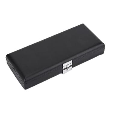 Imagem de XUXHOU Caixa de Palheta de oboé de Madeira de para Palhetas de 40 Peças, Soquetes de Tecido Macio Protetor, Furos Respiráveis, Elegante Estojo de Couro PU Preto, Oboísta Essencial