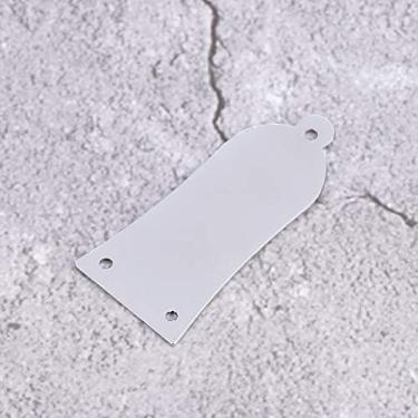 Imagem de XUXHOU Capa de Treliça de Metal, Substituição Durável para Guitarra e Baixo, Capa de 3 Furos para Instrumentos Musicais, Material de Ferro - BlackSilverGold, Adequada para a Maioria das Guitarras e