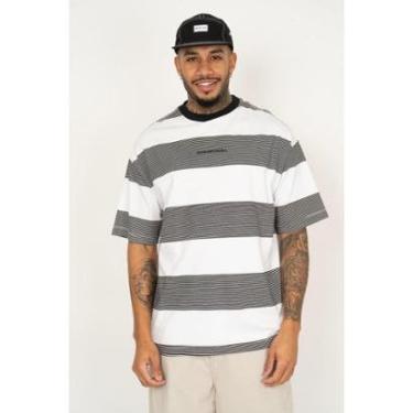 Imagem de Camiseta DC Shoes M/C Fat Stripes Branco-Branco-P-Masculino