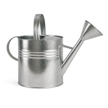 Imagem de Regador de Água 10 Litros em Aço Galvanizado - Jardim, Horta e Decoração Rústica - SF13