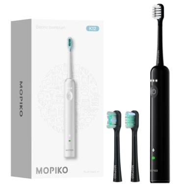 Imagem de MOPIKO Escova de dentes elétrica preta para adultos