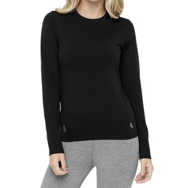 Imagem de Camiseta Feminina Lupo Underwear Warm Preta - 71633-Feminino