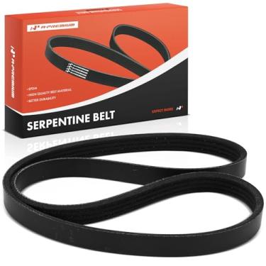 Imagem de A-Premium BT4Z8620E Correia de transmissão serpentina de ajuste elástico compatível com Ford Edge 2011-2014 e MKX 2012-2015 - 3,5L 3,7L