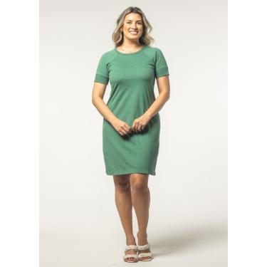 Imagem de Vestido Pau a Pique Algodão Básico Verde