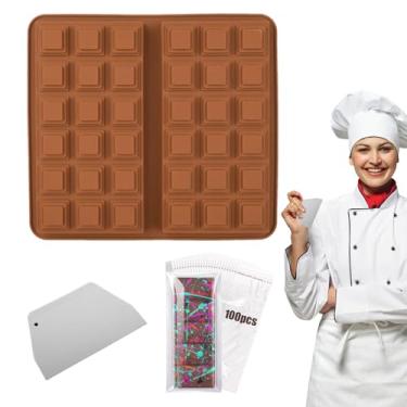 Imagem de Formo Para Barras De Chocolate,Forma Para Culinária | Formos Para Doces E Sobremesas,Para Festas Cozinha Microondas Congelador E Forno De Chocolate E Bolachas