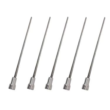 Imagem de 5x Espeto Mini Inox Lâmina 40cm Churrasco Coração Laurindos