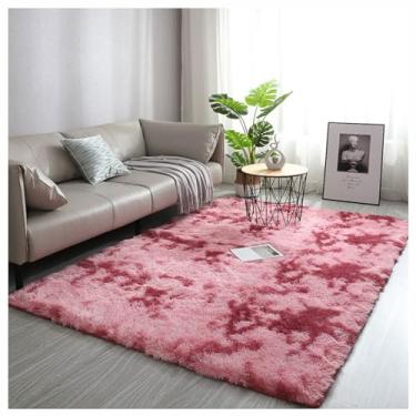 Imagem de SPXMQSS Tapete de área grande, tapete lavável antiderrapante para sala de estar, tamanho grande, macio e peludo, tapete grande, para sala de estar, quarto, dormitório, quarto de crianças