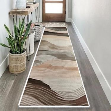 Imagem de HGTRH Tapete de corredor lavável, tapete de corredor de cozinha antiderrapante para uso interno e externo para entrada interna, tapete de porta da frente para lavanderia A 50 x 280 cm