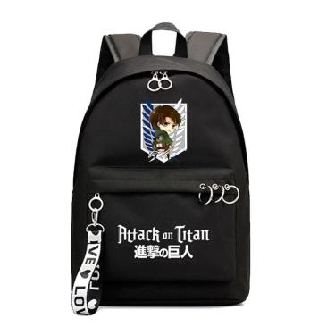 Imagem de Mochila Attacks on Titans Levis Ackermans Cartoon Kids