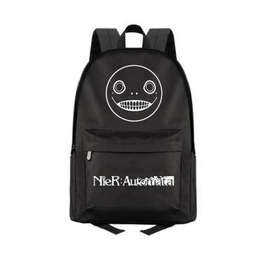 Imagem de Mochila Nier: bolsa escolar infantil Automatas 3D de algodão e poliéster