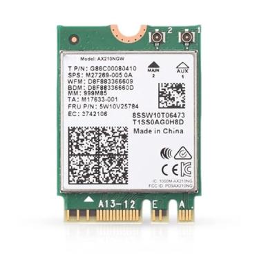 Imagem de HighZer0 Electronics AX210 WiFi 6E Card | Tri-Band 2.4/5/6 GHz Wi-Fi | Up to 2.4 Gbps | M.2 WiFi Card for PC | No vPro | Supports Bluetooth 5.3 & Intel, AMD, Windows 10/11, Linux | AX210NGW