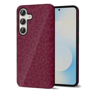 Imagem de Svanove Capa de telefone com estampa de chita para Samsung Galaxy S25 FE feminina, linda capa de leopardo para mulheres, design de estampa animal retrô legal de luxo na moda, capa de plástico rígida