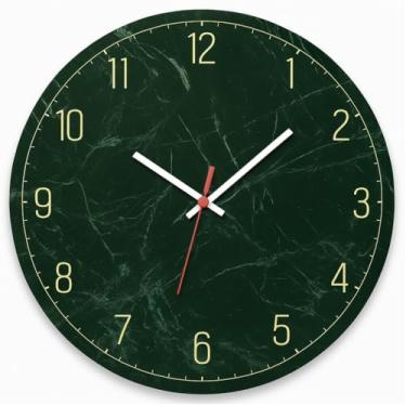 Imagem de Relógio de Parede Luxo Preto com Dourado – Design Abstrato 3 Moderno 29cm Pendulart (abstrato20)