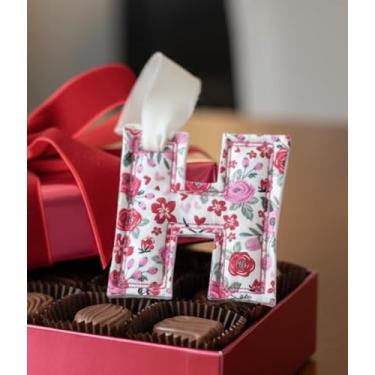 Imagem de Etiqueta de nome de cesta de Páscoa - Etiqueta de presente feita à mão para Dia dos Namorados - Etiqueta de nome bordada para cestas de presente, carrinhos de bebê, presentes