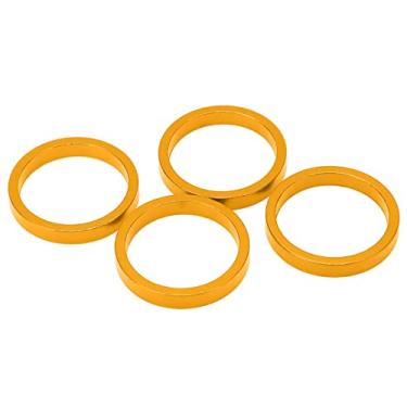 Imagem de KIMISS Espaçador de Fone de Ouvido de Bicicleta de Liga de Alumínio, 4 Unidades para Bicicletas de Montanha e Estrada, Arruelas de Haste de Garfo Dianteiro de 28,6 Mm (#4)