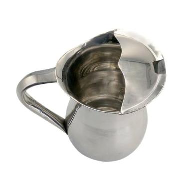 Imagem de Jarra para Água de Inox, 1,5 Litros, Aço Inoxidável, Sistema Anti-Gotas, 18,5x15,2 cm