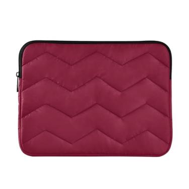 Imagem de Bolsa de laptop resistente gradiente pêssego, capa durável para computador de viagem, bolsas femininas modernas de 33 a 35 cm, vinho, tamanho único