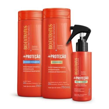 Imagem de Kit Bio Extratus +Proteção Shampoo, Condicionador e Spray Beach Hair