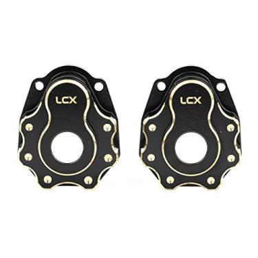 Imagem de LCX Racing 1/10th RC Crawler Car 28g/pcs Counter Weight Front or Rear Portal Axle Brass Portal Drive Housing Outer Portal Cover Plates for Traxxas TRX4 TRX6, Upgrades Parts Accessories