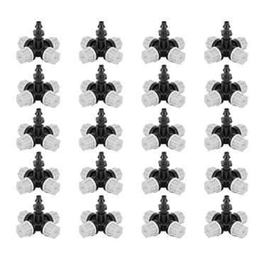 Imagem de LiebeWH Aspersor de Nebulização de Irrigação de Jardim, Bocal de Atomização ABS 20PCS para Gramado, Jardim, Rega e Resfriamento de Pátio