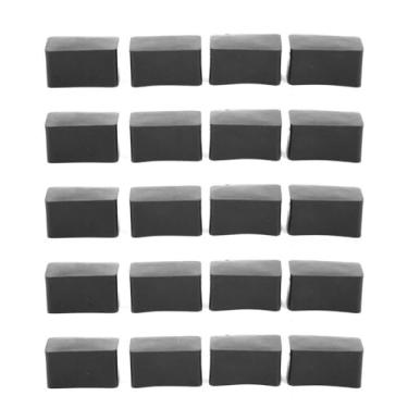 Imagem de Hyuduo Capa de pé de Borracha de 30 Peças, Capa de pé Antiderrapante Espessada Retangular para Perfis de Alumínio Industrial 2040, Incluindo de de 30 Peças para de de Borracha de Alumínio