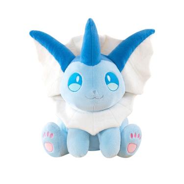 Imagem de Brinquedo de boneca de pelúcia Blue Vaporeon 30 cm Sentado Pokémon Plush