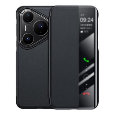Imagem de Capa para Huawei Pura 80/80 Pro/80 Pro+/80 Ultra, capa de proteção contra queda de impressões digitais capa de couro PU antiarranhões