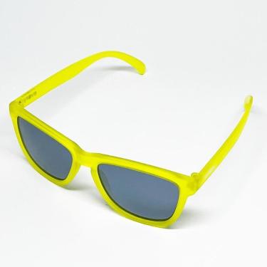 Imagem de Óculos de Sol Corrida e Casual EVOXY Pulse Square Masculino Feminino Amarelo - Lentes Cinzas-Unissex