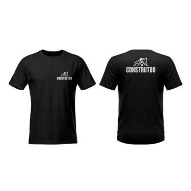 Imagem de Kit 5 Camiseta Profissão Construtor Malha Fria Várias Cores - Sete Set