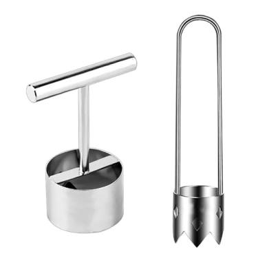 Imagem de Descaroçador de pimentão vermelho – Pimentão, abacaxi, pera, descaroçador de maçã, broca vegetal para descaroçar, ferramenta multifuncional de remoção de sementes para utensílios de cozinha de frutas