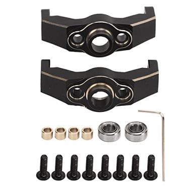 Imagem de SIWOTED 2 peças de suporte de cubo de latão C profissional RC montagens de rodízio de latão com rolamentos para carro RC 1/18