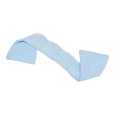 Imagem de ChuYiElegance Máscara de dormir com peso, máscara noturna, cobertura para os olhos, para cochilos, viagens e voos longos, Azul