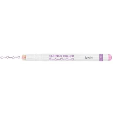Imagem de Carimbo Roller Lunix TILIBRA Colorido, Lilás, Coração