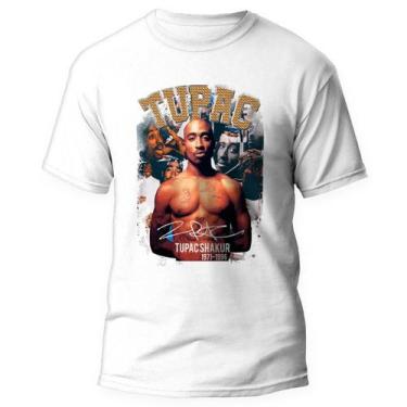 Imagem de Camiseta Tupac 2pac Rapper Rap camisa Hip Hop 1 - Kamisetas Otaku, Bra