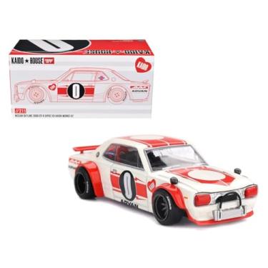 Imagem de Diecast Model Car Compatible with Kaido House x Mini GT 1:64 Nissan Skyline 2000GT-R (KPGC10) Kaido Works V2 White Limited Edition KHMG211
