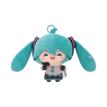 Imagem de Boneca De Pelúcia Hatsune Miku Com Dupla Rabo De Cavalo, Pingente Orna